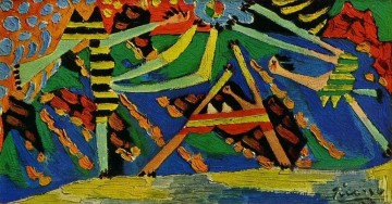 Baigneuses au ballon 4 1928 Kubismus Ölgemälde